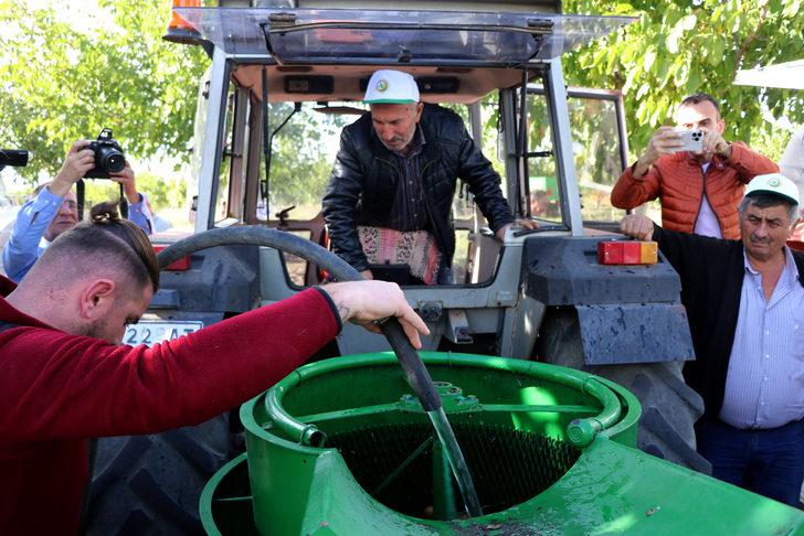 Edirne'de bozuk orman arazisinde yetiştirilen cevizler hasat edildi G4