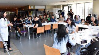 Bursa'da serebral palsili çocukların aileleri mandala terapisinde buluştu