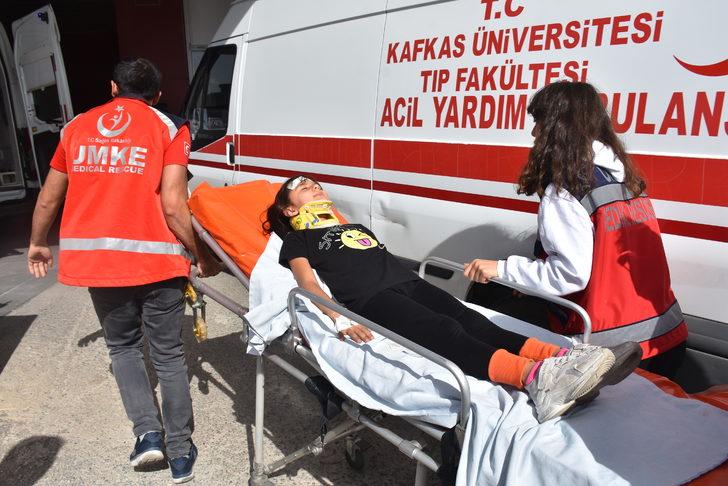 Kars'ta depreme hazırlık tatbikatı yapıldı G1