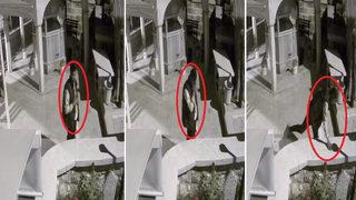 Cami bahçesinde önce dua etti, sonra muslukları çaldı! Şaşkına çeviren anlar kamerada