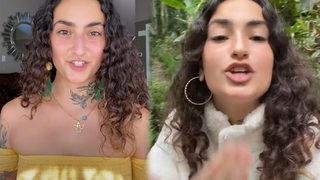 Cildini gençleştirmek için regl kanını yüzüne süren kadının sosyal medya paylaşımı tepkilere neden oldu! “Midem bulandı”