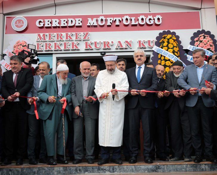 Diyanet İşleri Başkanı Erbaş Bolu'da Kur'an Kursu açılışına katıldı: G5
