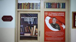 Muş'ta polisler şehit emniyet müdürü adına kütüphane kurdu