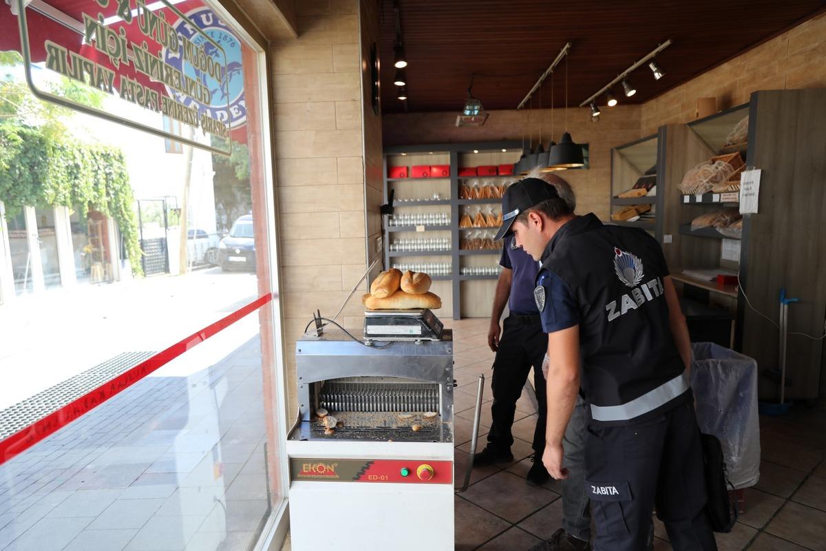 Bodrum'da zabıta ekipleri fırın ve pastanelerde denetim yaptı