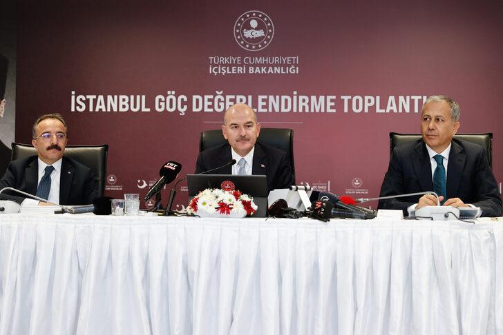 İçişleri Bakanı Soylu, İstanbul Göç Değerlendirme Toplantısı'nda konuştu: (2) G1