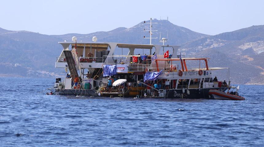 Serbest Dalış Dünya Şampiyonası'nda yarışlar olumsuz hava şartları nedeniyle iptal edildi