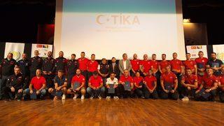 Bosnalı afetle mücadele çalışanlarına Antalya'da Arama Kurtarma Eğitimi