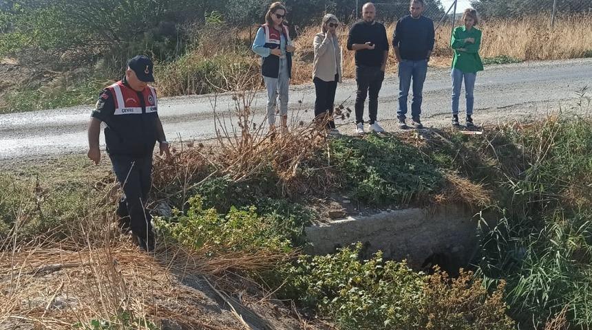 İzmir'de dere yatağını atık suyla kirleten tesise 131 bin 516 lira ceza