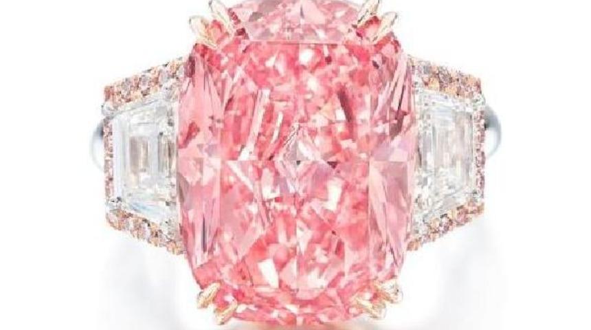 Dünyanın en nadidelerinden biri! 11.5 karatlık pembe elmas satışa çıkıyor