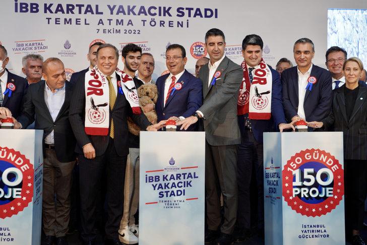 İBB'nin Kartal Yakacık Stadı ve Cevizli Yaşam Merkezi yatırımlarının temeli atıldı G2