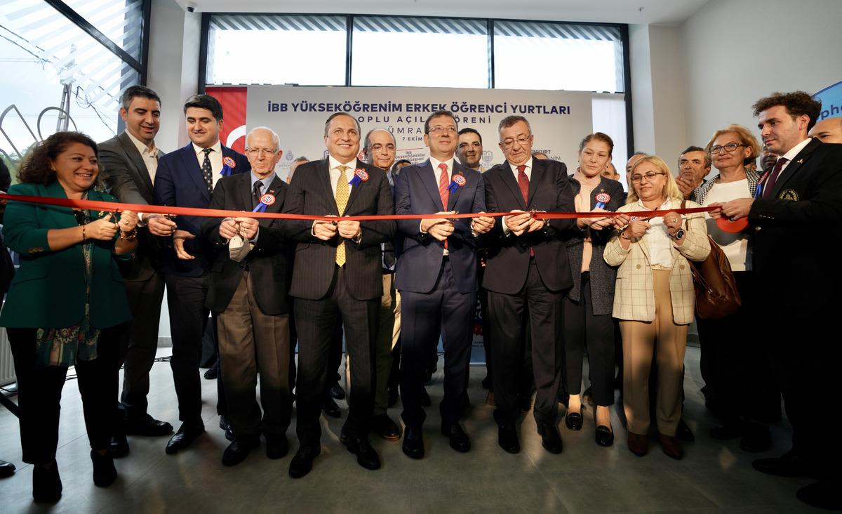 İBB Y&uuml;ksek&ouml;ğrenim Erkek &Ouml;ğrenci Yurtları toplu a&ccedil;ılış t&ouml;reni yapıldı