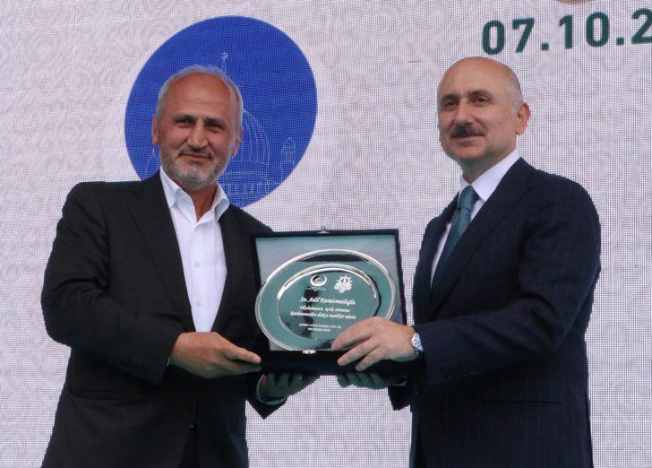 Ulaştırma ve Altyapı Bakanı Adil Karaismailoğlu, Trabzon'da okul açılışında konuştu: G2