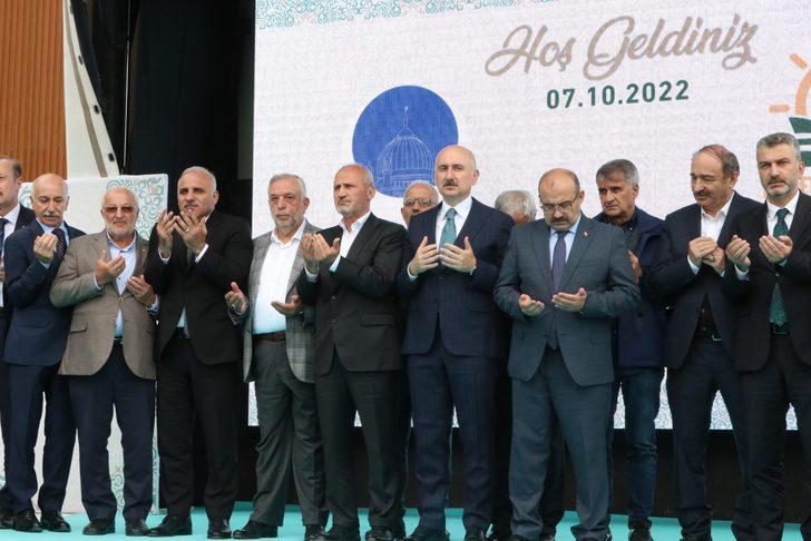 Ulaştırma ve Altyapı Bakanı Adil Karaismailoğlu, Trabzon'da okul açılışında konuştu: G3