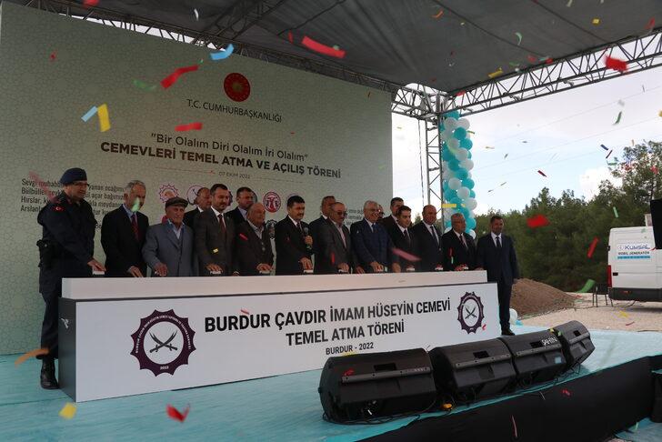 Burdur'da Çavdır İmam Hüseyin Cemevi'nin temeli törenle atıldı G1