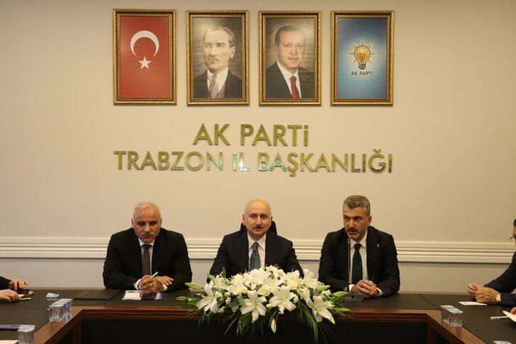 Ulaştırma ve Altyapı Bakanı Adil Karaismailoğlu, Trabzon'da konuştu: G4