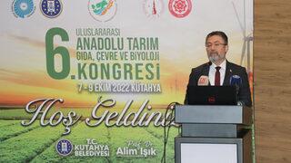 Kütahya'da 6. Uluslararası Anadolu Tarım, Gıda, Çevre ve Biyoloji Kongresi başladı