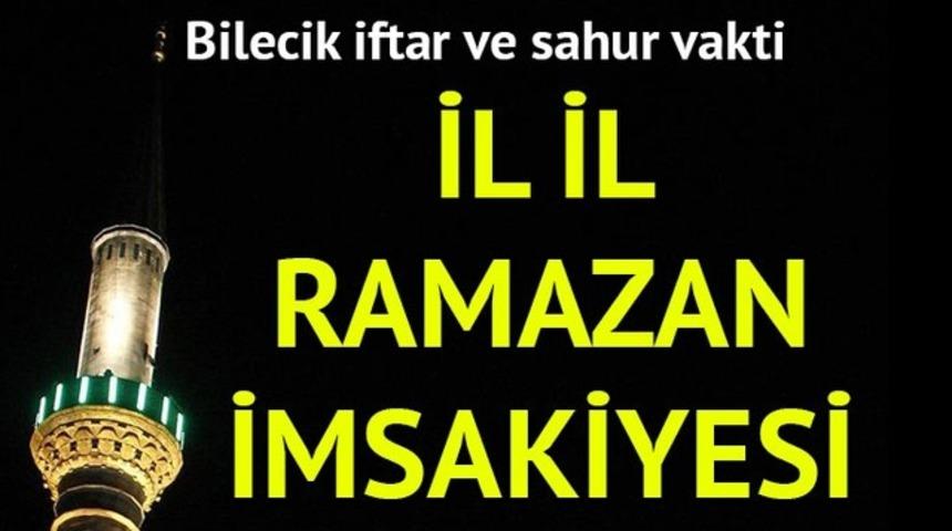 Bilecik Ramazan İmsakiyesi 2017: İftar'a ne kadar kaldı? İşte Bilecik iftar vakti