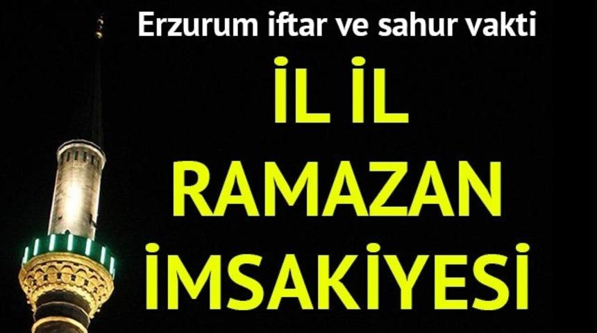 Erzurum Ramazan İmsakiyesi 2017: İftara ne kadar kaldı? Erzurum imsak, iftar saati