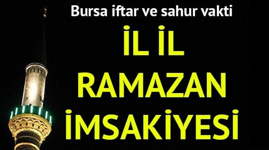 Bursa Ramazan İmsakiyesi 2017: Sahur saat kaçta? İşte Bursa imsak ve iftar vakti