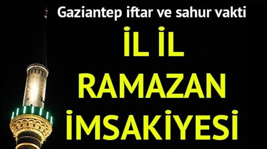 Gaziantep Ramazan imsakiyesi 2017: İftara ne kadar kaldı? Gaziantep imsak vakti, iftar saati