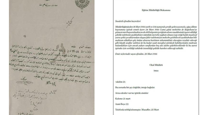 Osmanlı arşivinden çıkan tarihi belge! 'Toprağa sahip çıkmak vatana sahip çıkmakla eş değer görülmüş' 