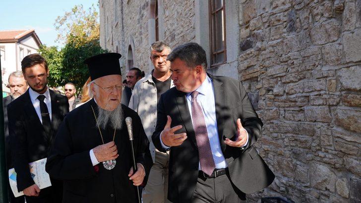 Fener Rum Patriği Bartholomeos, Çeşme'yi ziyaret etti G4