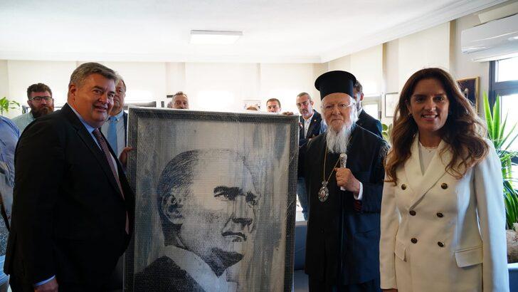 Fener Rum Patriği Bartholomeos, Çeşme'yi ziyaret etti G5