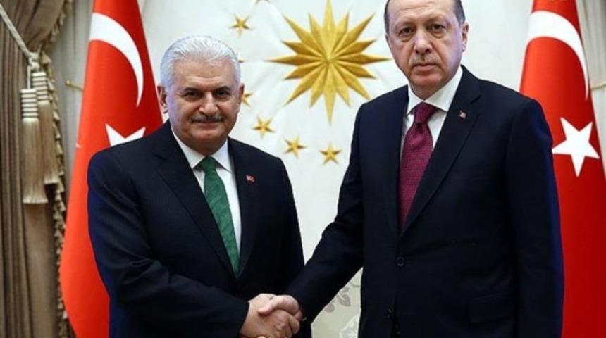 Cumhurbaşkanı Erdoğan, Başbakan Yıldırım'ı kabul etti