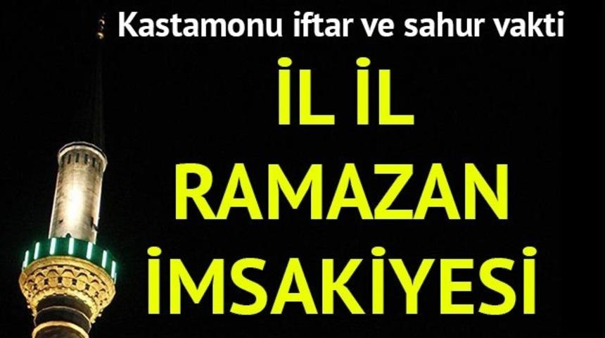 Kastamonu Ramazan imsakiyesi 2017: İftara ne kadar kaldı? Kastamonu imsak, iftar saati