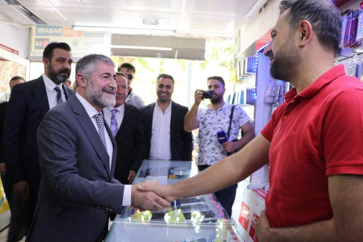 Hazine ve Maliye Bakanı Nureddin Nebati Siirt'te temaslarda bulundu G1