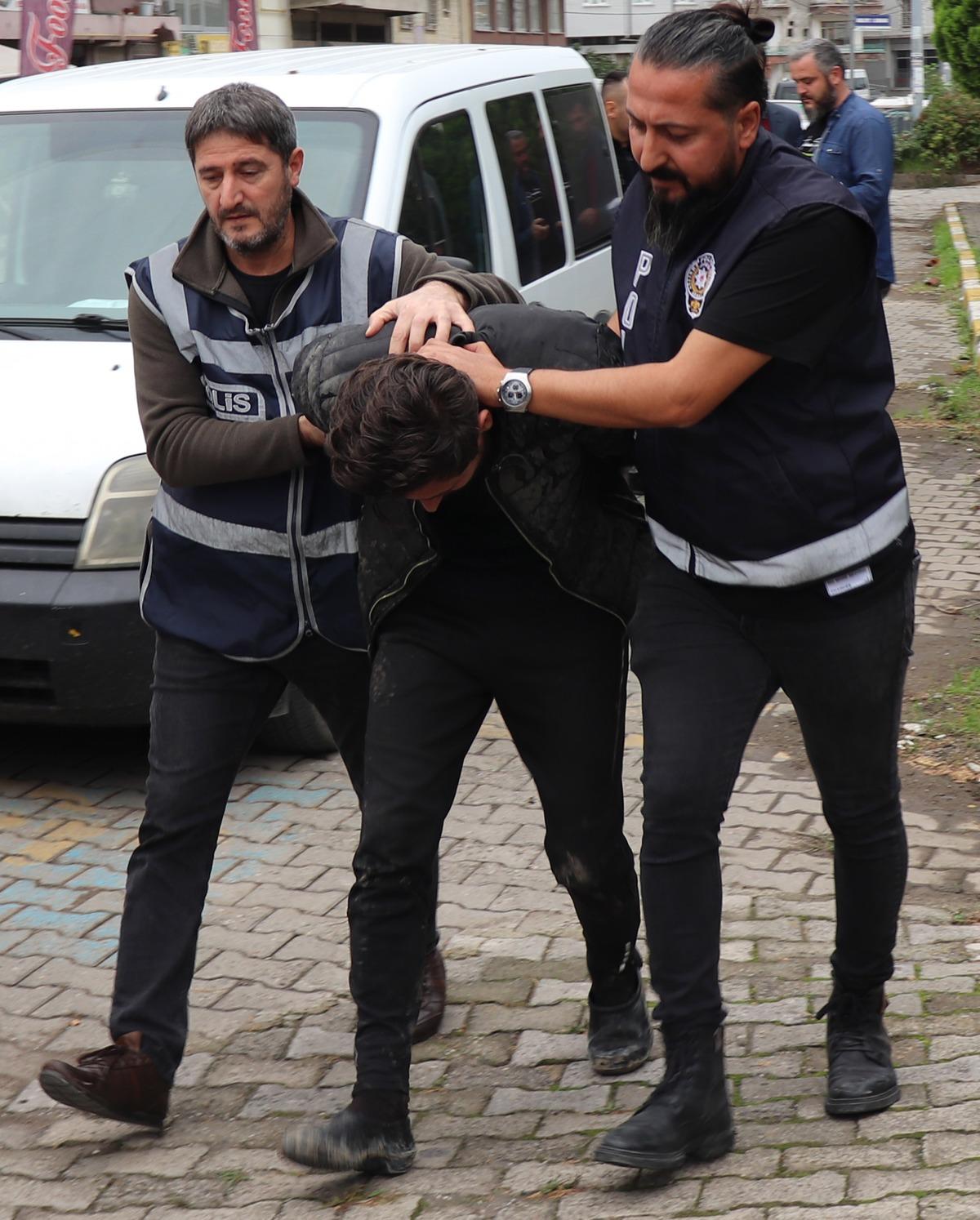 Ordu'da ayrı yaşadığı karısını bı&ccedil;aklayarak yaralayan zanlı adliyede