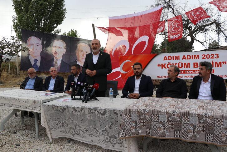 MHP'li Yıldırım, Elazığ'da "Adım Adım 2023; Köyüm Benim Sohbet Toplantısına" katıldı G1