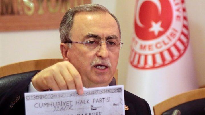CHPli Erdoğdu: AK Partinin açıkladığı makbuz sahte CHPli Erdoğdu: AK Partinin açıkladığı makbuz sahte