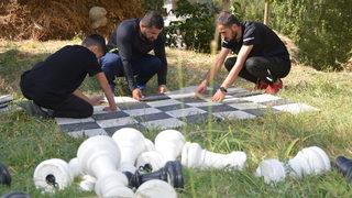 Huzura kavuşan Dağlıca'da çocuklar spor etkinlikleriyle buluştu