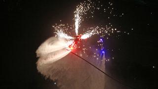 6. Uluslararası Adana Lezzet Festivali'nde lazer ve havai fişek gösterisi yapıldı