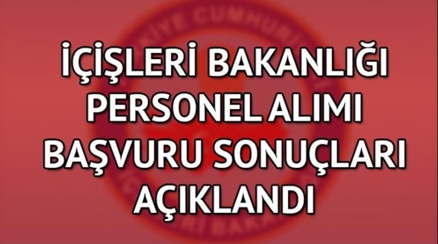 İ&ccedil;işleri bakanlığı s&ouml;zleşmeli memur alımı sonu&ccedil;ları: S&ouml;zl&uuml; sınava katılmaya hak kazananların listesi