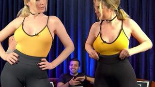 Deri taytım çok sevildi dedi ve yine giydi! Spiker Hande Sarıoğlu kedi kadın oldu