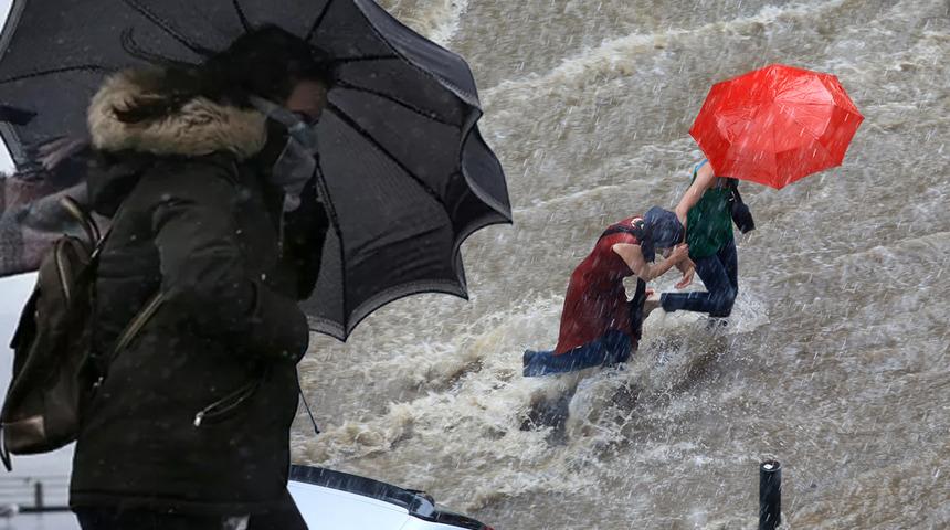 SON DAKİKA | Meteoroloji hava durumu raporunu yayınladı! 20 il için turuncu ve sarı kodlu uyarı: Kuvvetli sağanak yağış geliyor