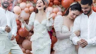 Gelinliğinin göğüs kısmına yorum yağıyordu! Yıldız Çağrı Atiksoy'dan itiraf geldi