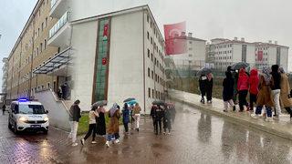 Düzce'deki KYK yurdunda panik anları! 2 bin 400 öğrenci tahliye edildi