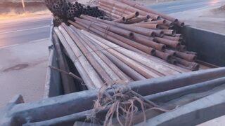 Hızlı tren inşaatından 20 ton demir çaldıkları iddia edilen 3 şüpheli Gaziantep'te yakalandı