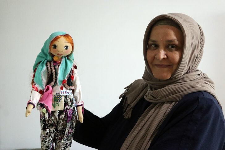 Edirne'de atık kumaş ve malzemelerden el emeği oyuncak bebekler tasarlıyor G2