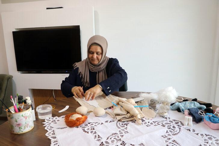 Edirne'de atık kumaş ve malzemelerden el emeği oyuncak bebekler tasarlıyor G4