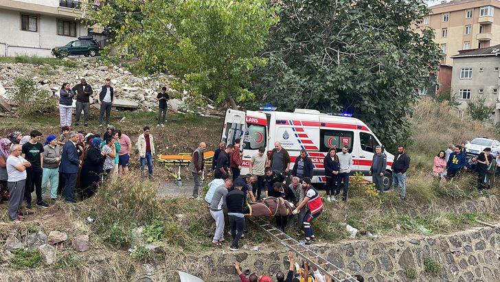 İstanbul'da dereye devrilen otomobildeki 4 kişi yaralandı G4