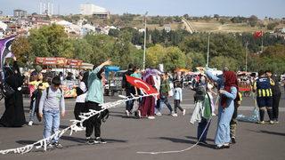 Tekirdağ'da Uçurtma  Şenliği düzenlendi