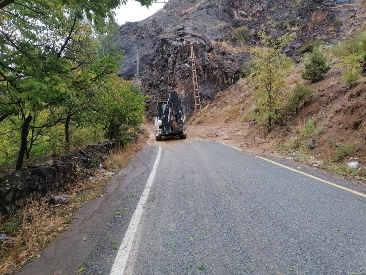 Artvin'de sağanak etkili oldu