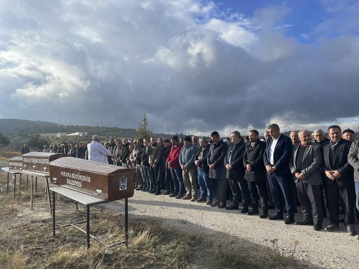 Başkentte eşi tarafından öldürülen kadın ile 2 çocuğu toprağa verildi G5