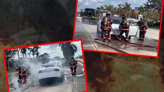 Florida'da neler oluyor? Eyalette elektrikli araçlar alev aldı! Bakın sebebi ne çıktı...