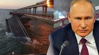 Putin'den Kırım Köprüsü'nü yıkan patlamanın ardından açıklama: Saldırıyı Ukrayna istihbaratı yaptı