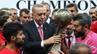Ampute Futbol Milli Takımı dünya şampiyonu oldu! Kupayı Cumhurbaşkanı Erdoğan verdi